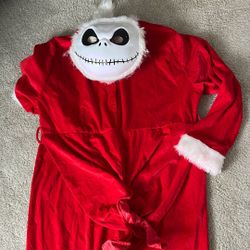 Nightmare Before Christmas Santa Suit
