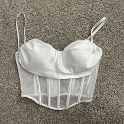White Corset Top 