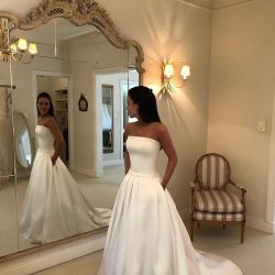 wedding Dress, Size 4 , Size6
