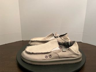 Sanuk hemp jute slip on shoes