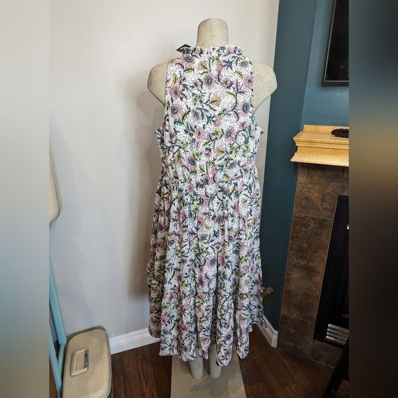 TORRID Midi wash wear gauze tiered dress size 1x