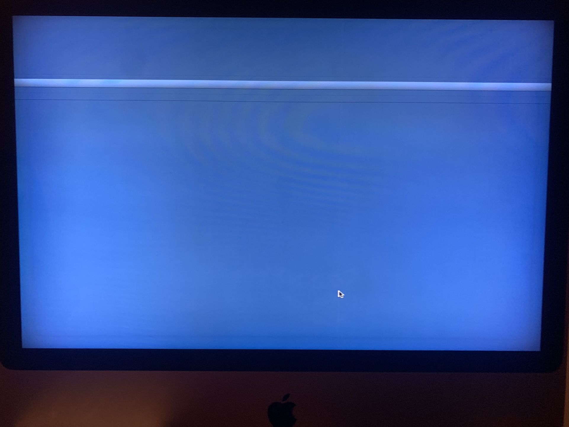 Apple iMac A1225 24" Desktop - blue screen for parts