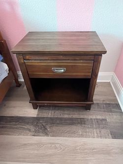 Brown nightstand