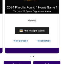 Lakers vs Nuggets tickets - Game 3 & Game 4 @ Crypto arena - $300 each (best price available)