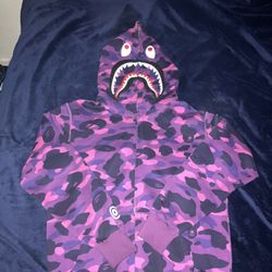 Purple Bape Hoodie