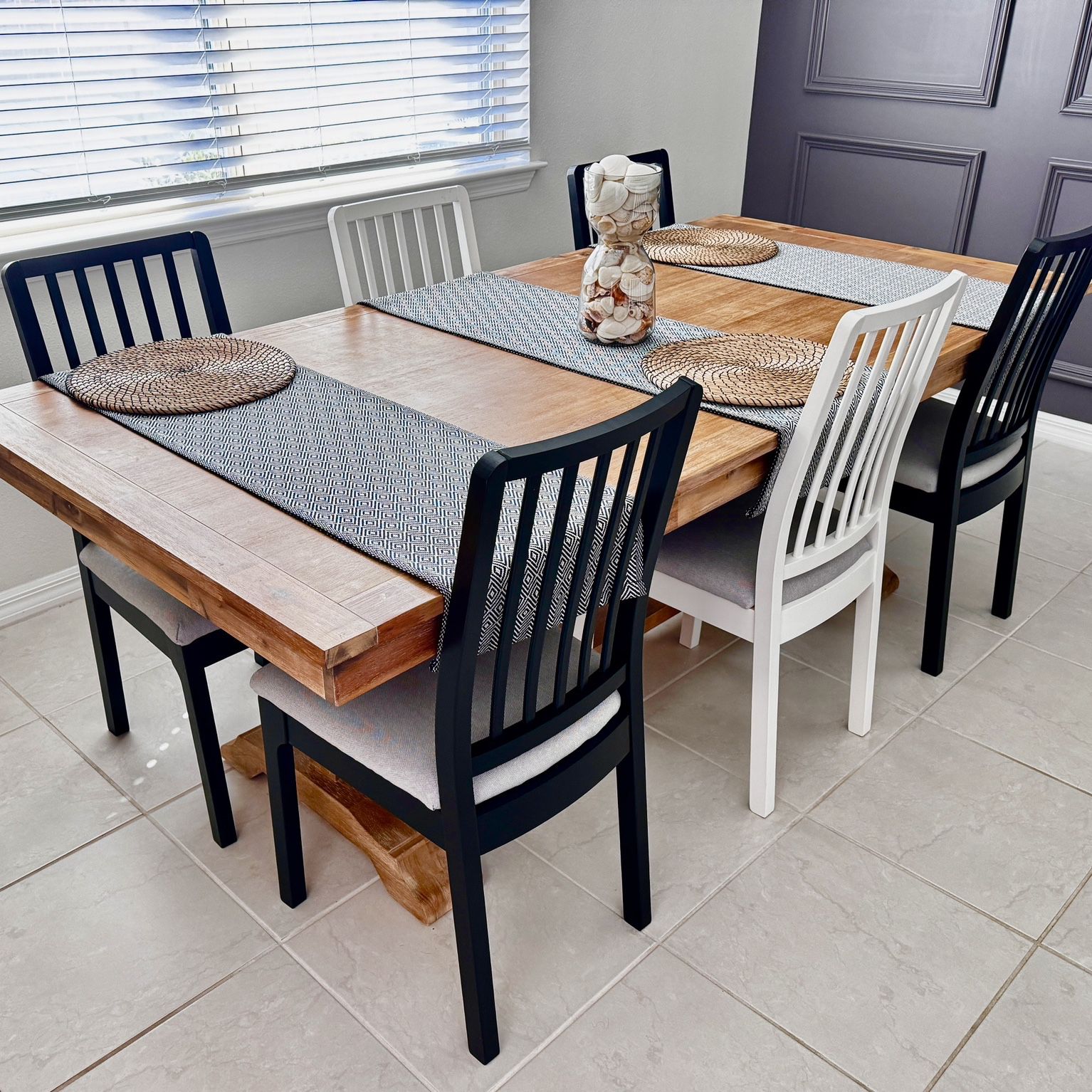 Dining Table Set 6 Chair