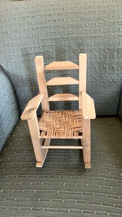 Wooden Doll Rocking Chair
