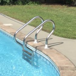 3 Step Stainless Steel Swimming Pool Ladder For In Ground Pool Stairs