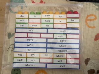 Sight Word Building Blocks Learning Set
