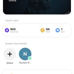 Drake & 21 Savage Concert ticket