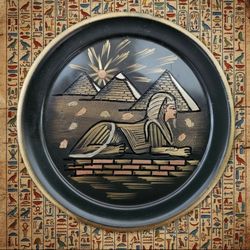 Eternal Majesty: The Sphinx & Pyramids Legacy Plate
