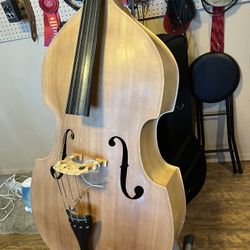 Upright Bass Carved