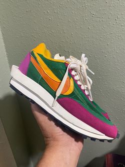sacai x Nike LDWaffle 'Pine Green Authentic “very rare “ Size 8 like new
