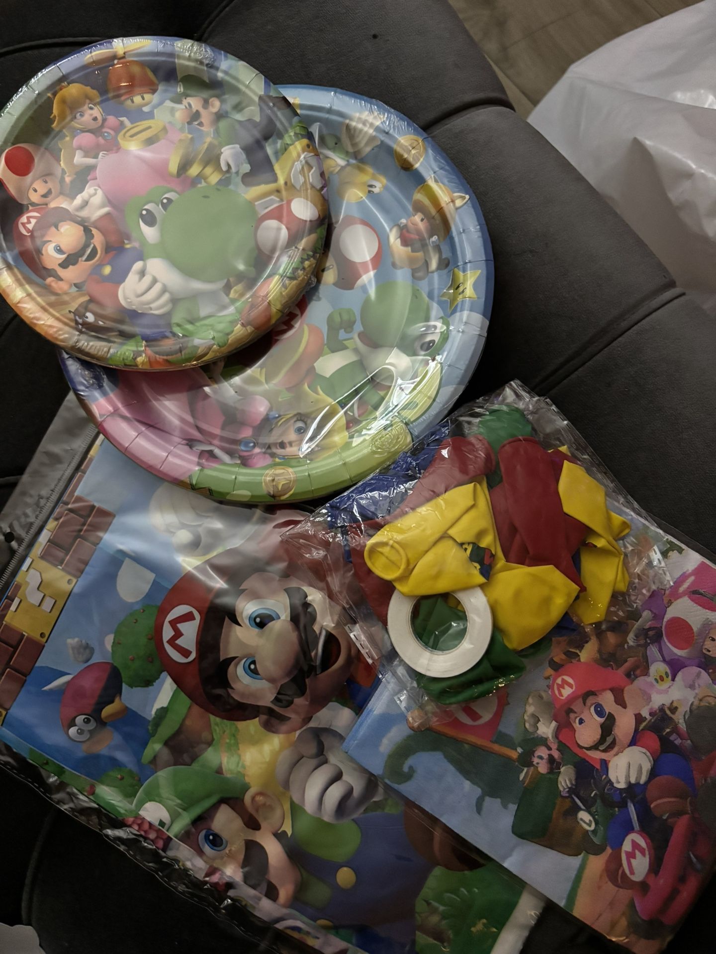 Mario Bros Birthday Decor