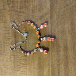 Orange Necklace 