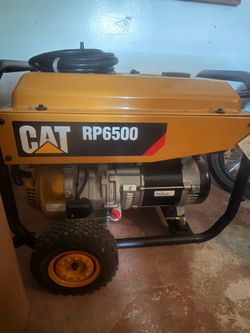 CAT RP6500 Portable Generator – 6,500 Running Watts – Tested & Working