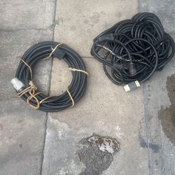 Extensiones Trifásicas De Una Pulgada, Uno De 50 Pies Y Uno De 75 Pies