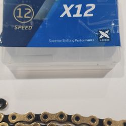 KMC X12 Chain 12-Speed | Mountain Bike/Road/Gravel | Shimano & Campagnolo Compatible | 126