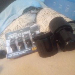 Head Rest Hooks  Car Cupholders Both For 20 Bucks