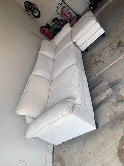Beige sofa
