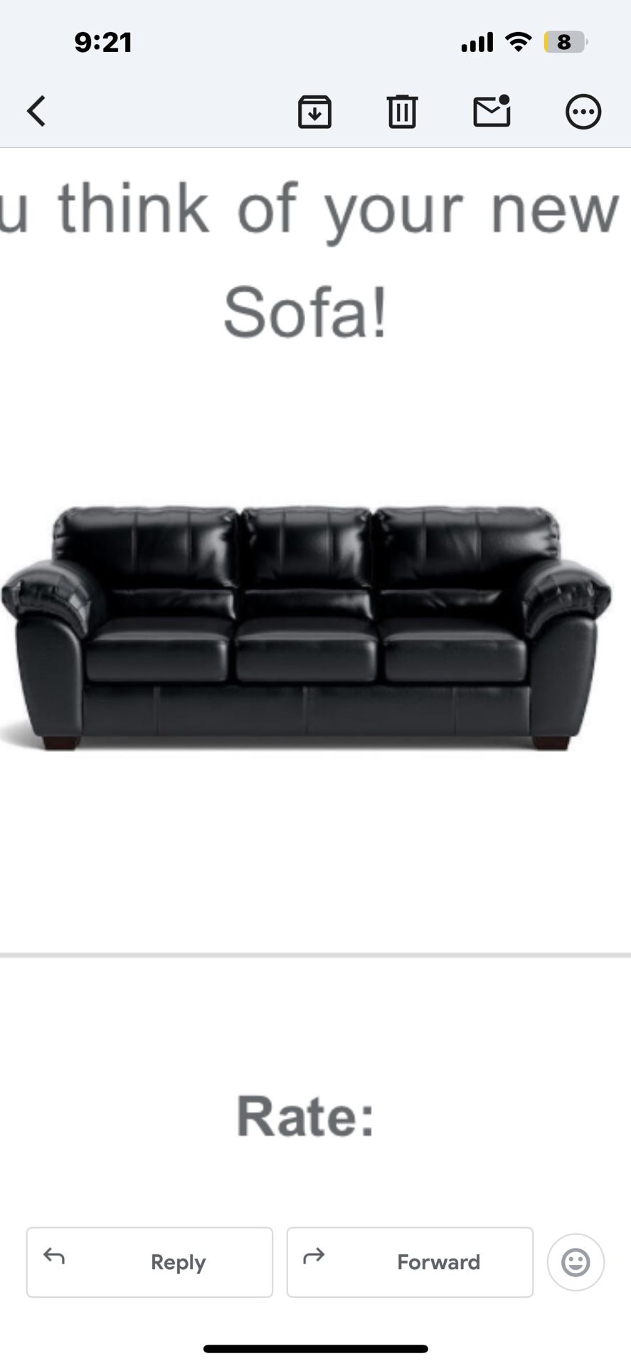 Black Leather Sofa and Loveseat $400 Need Gone ASAP