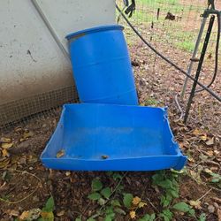 Half Barrells For Water Trough 