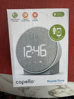 Round Time,usb Phone charger,clock