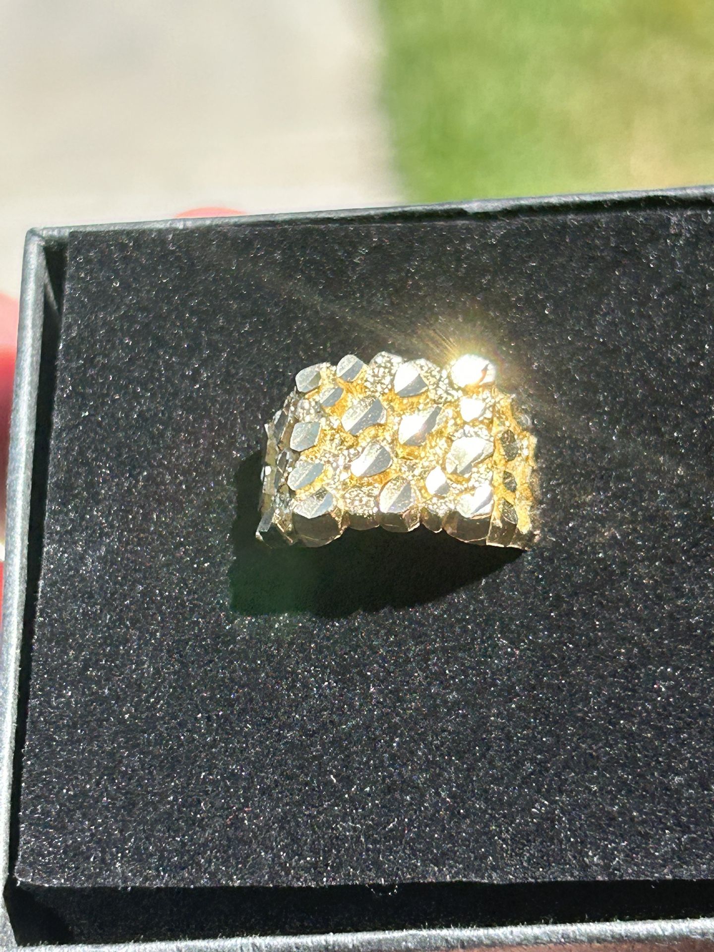 10k Gold Nugget Ring
