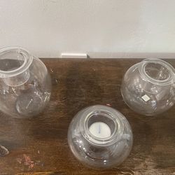 Tealight Glass Candle Holders