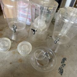 3 Gallon Acrylic Mosaic Beverage Dispenser with Ice Chamber