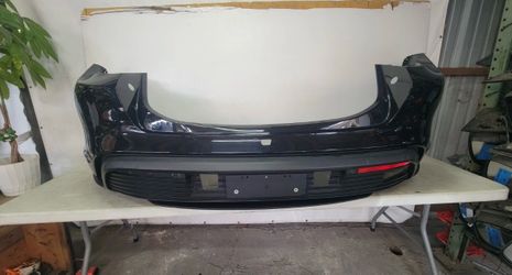 2020 2021 2022 2023 PORSCHE TAYCAN REAR BUMPER COVER OEM