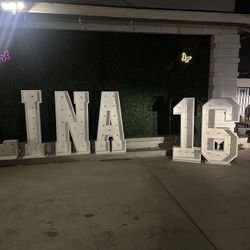 Marquee Letters And Numbers 