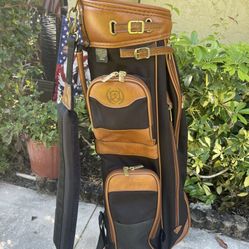 VTG Mizuno COUNTRY CLUB COLLECTION Carry Golf Bag Savannah Series K1  Black WITH Rain Cover 