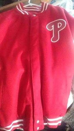 Reversible Phillies baseball jacket