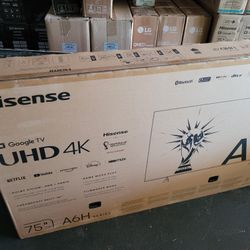 75" Hisense 4k UHD Smart HDR LED Tv 
