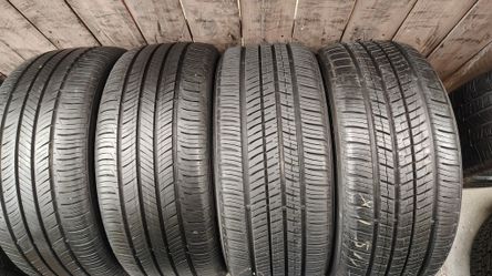 4  llantas 2 99% De Vida Yokohama 2 Y 2 Hankook 235/45/R/18 80% De Vida 