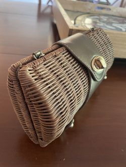 Small Wicker Clutch Purse