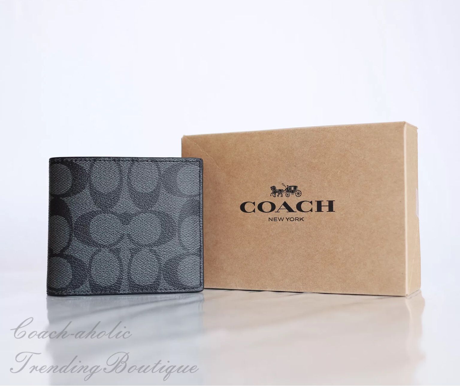 Authentic Coach Men Wallet Double Billfold NWT. for Sale in