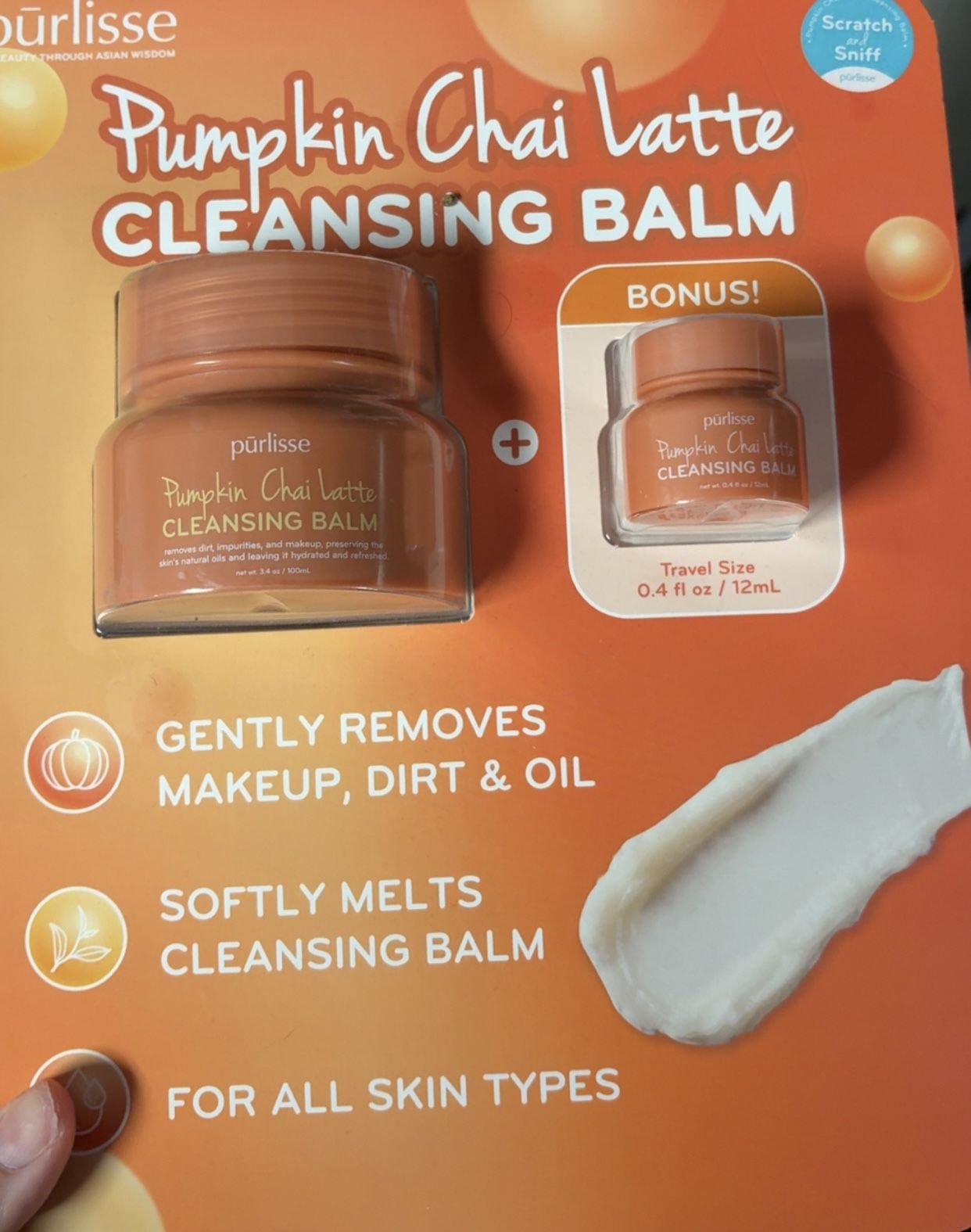 Purliss Pumpkin Cleasning Balm