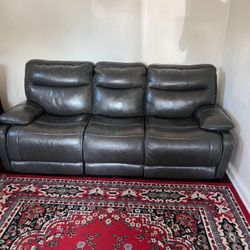 Couch from leather for sale