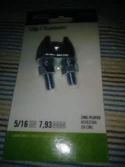 Blue hawk 5/16 zinc plated clips