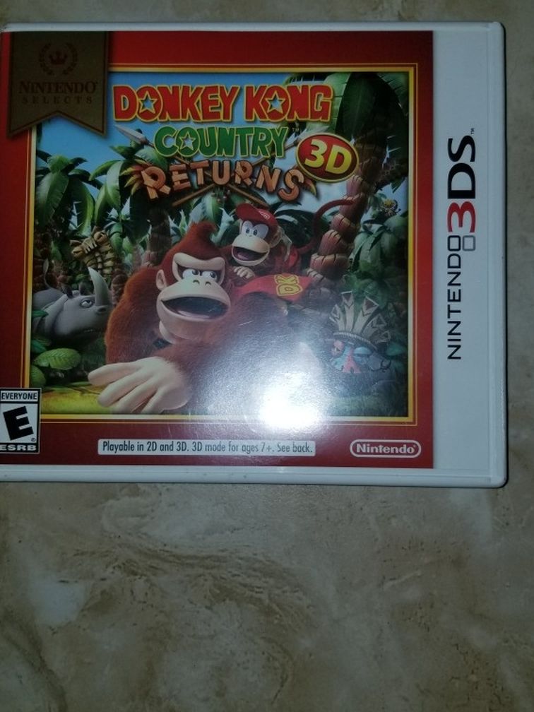 3ds Donkey Kong Country Returns (CASE ONLY)