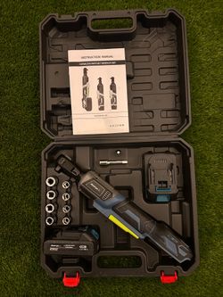 High Torque & Upgraded Brushless Motor – AwxryoX 3/8" Cordless Ratchet Wrench
