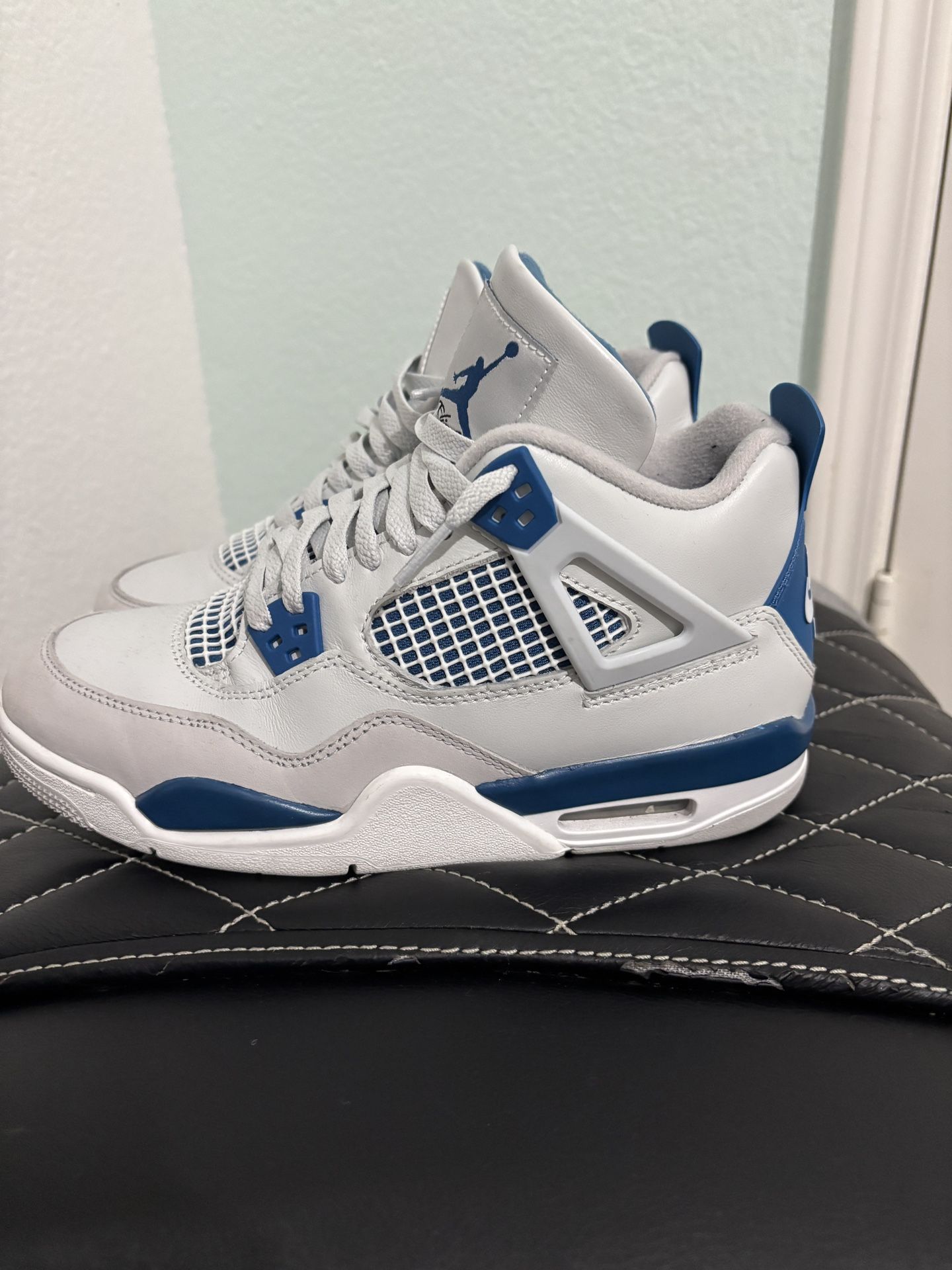 Air jordan retro off white/military blue