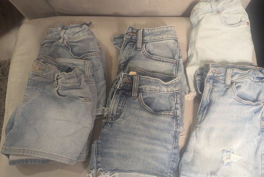 Girls L and XL shorts and skirts