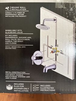 Shower valve kit brand new Glacier bay everything included