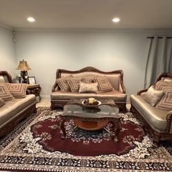 Sofa Set (3piece + Cushions)!