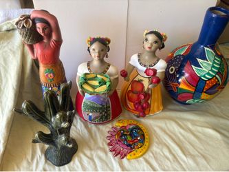 NAVARRO & BEAUTIFUL, CULTURAL ART PIECES ! ( XLNT) reduced price ( COMPARE ONLINE ) 6- for ONE TOTAL PRICE 👍👍