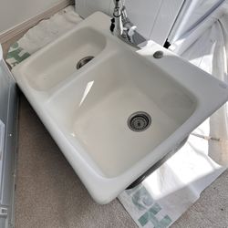 33x23x10 heavy kitchen iron sink