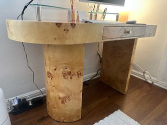 Burl Wood Desk